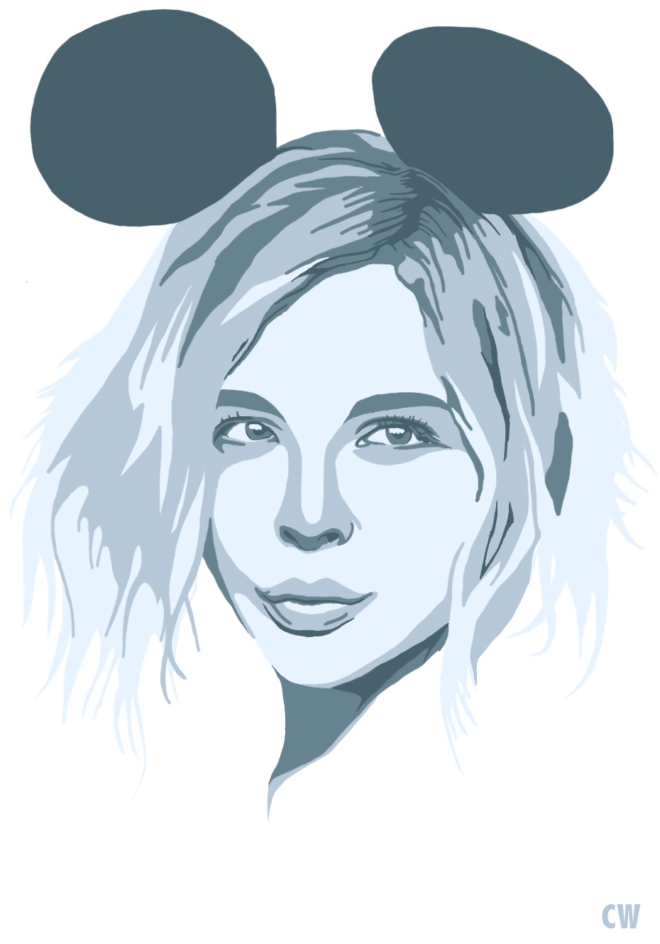 Tonal portrait of Chloe Grace Moretz.