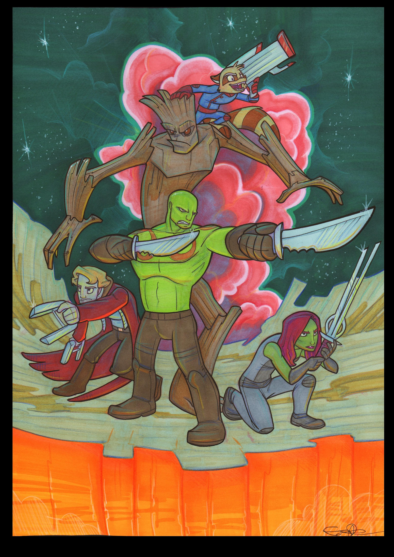 Gotg Drawing Gotg pen piece by enolianslave on DeviantArt