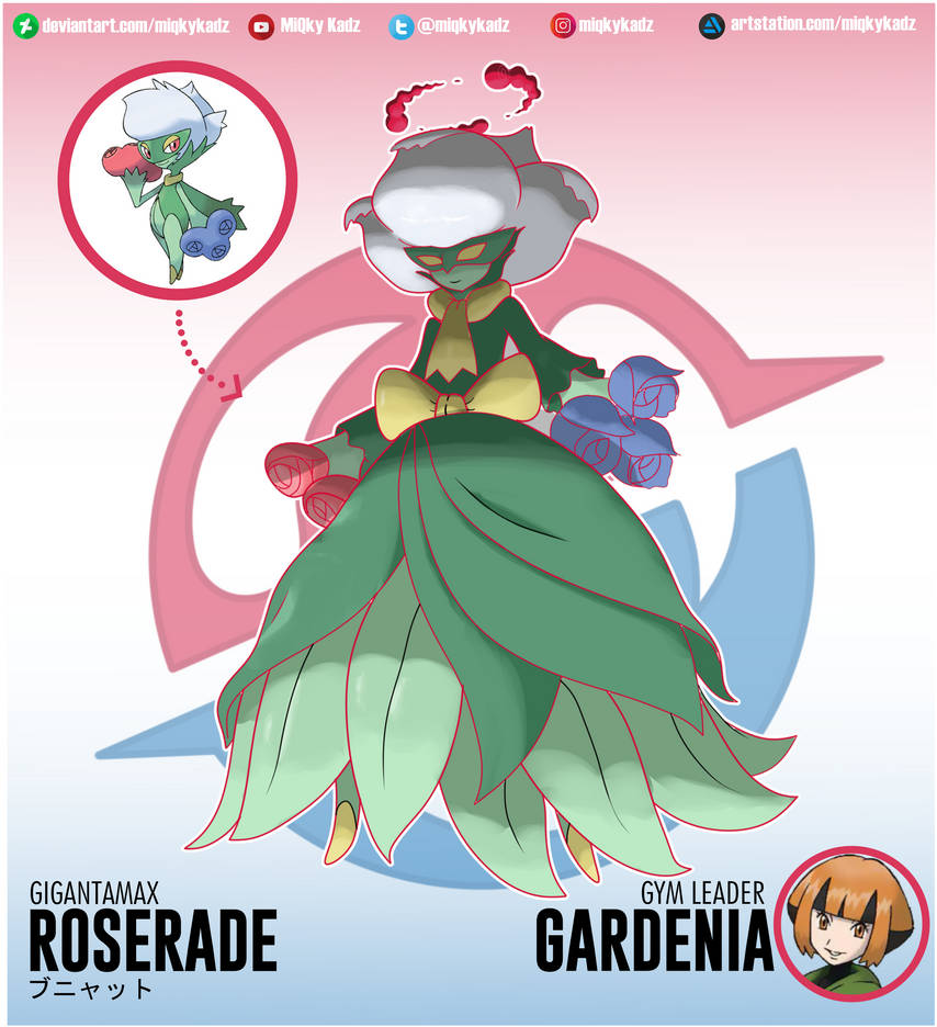 Gigantamax Roserade by miqkykadz on DeviantArt