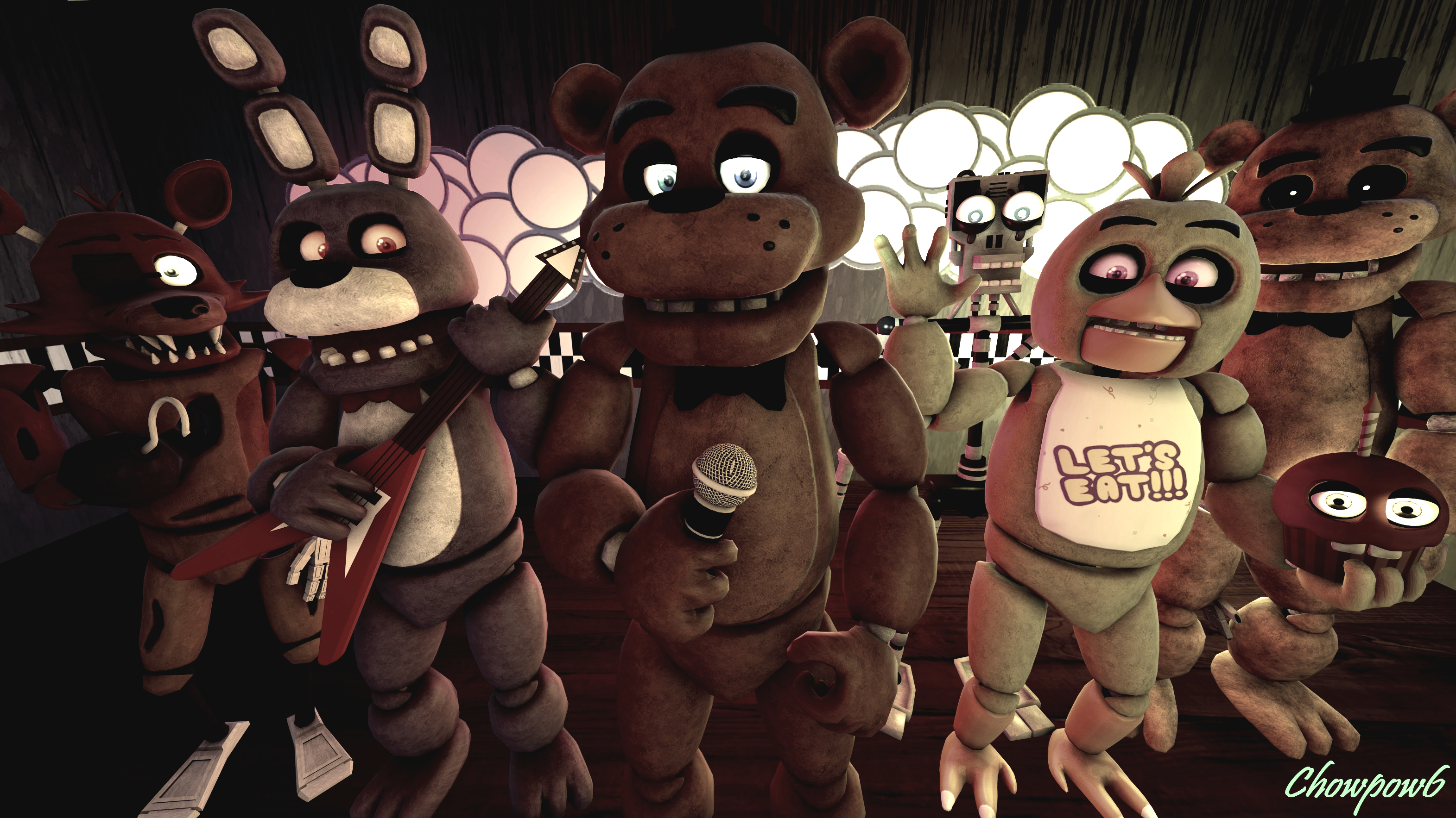 Fnaf 1 Fanart by EvelynChan5023 on DeviantArt