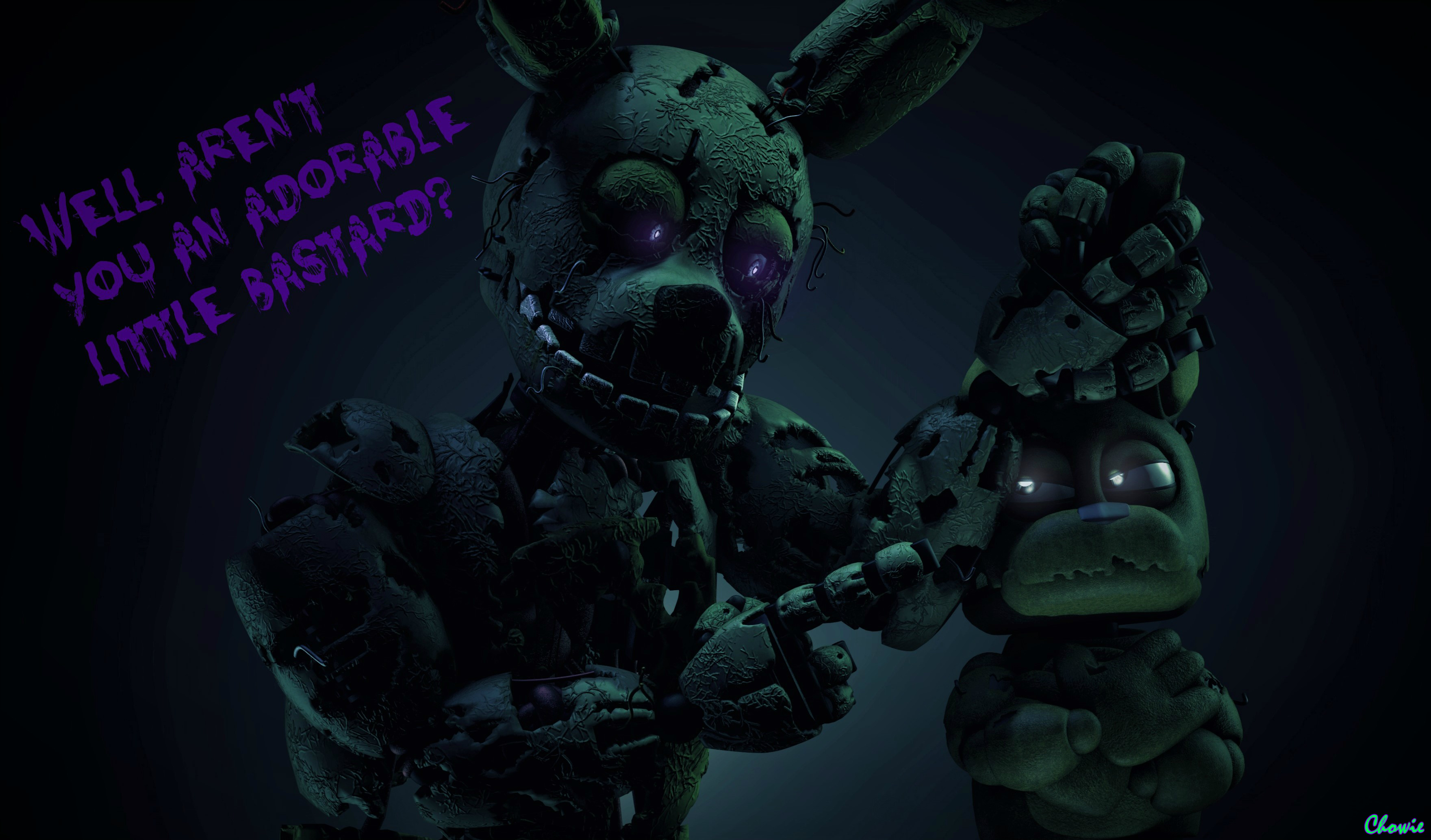 Springtrap meets Adventure Springtrap (SFM)