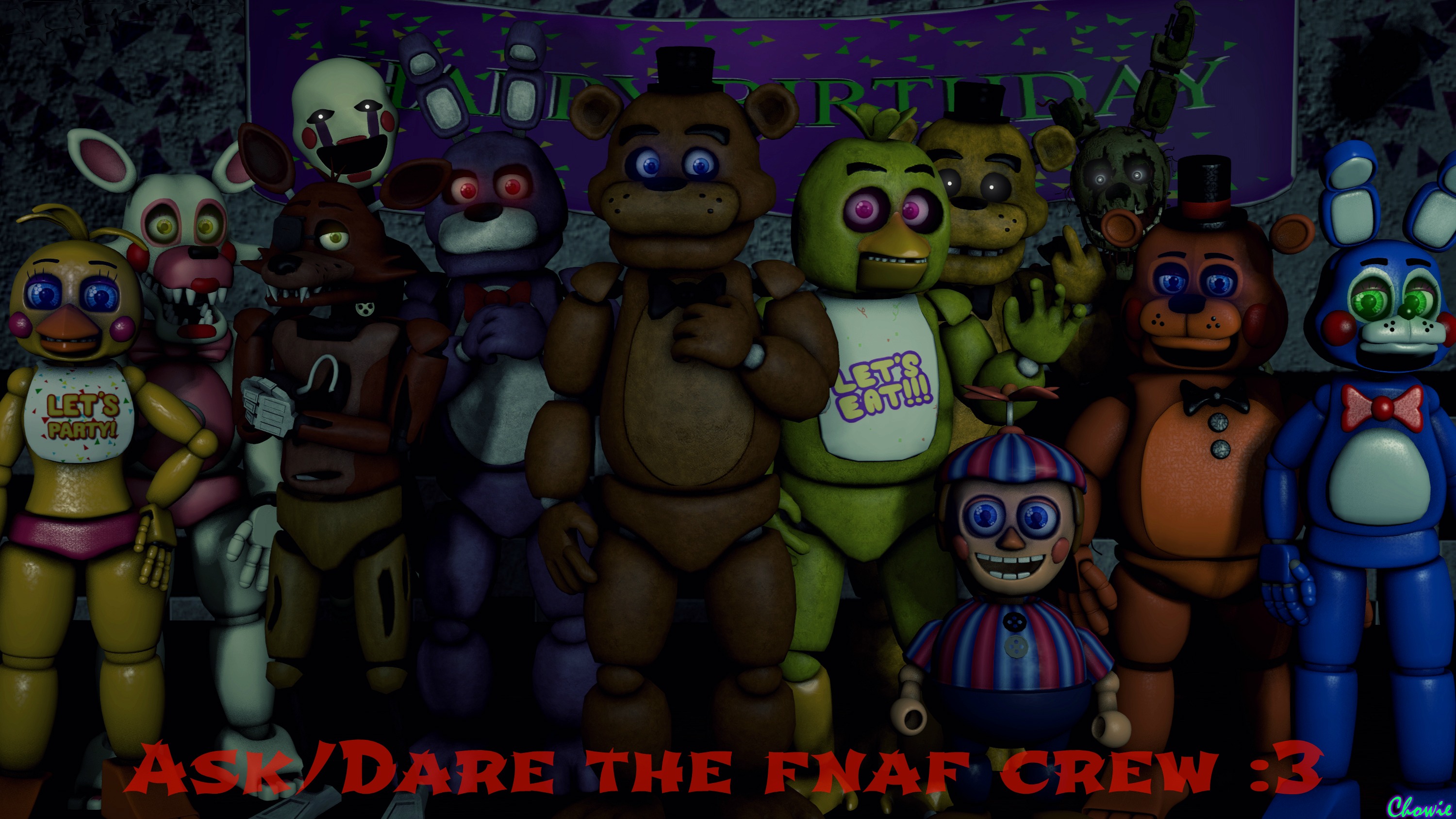 Fnaf 1 Crew by Margaret008 on DeviantArt