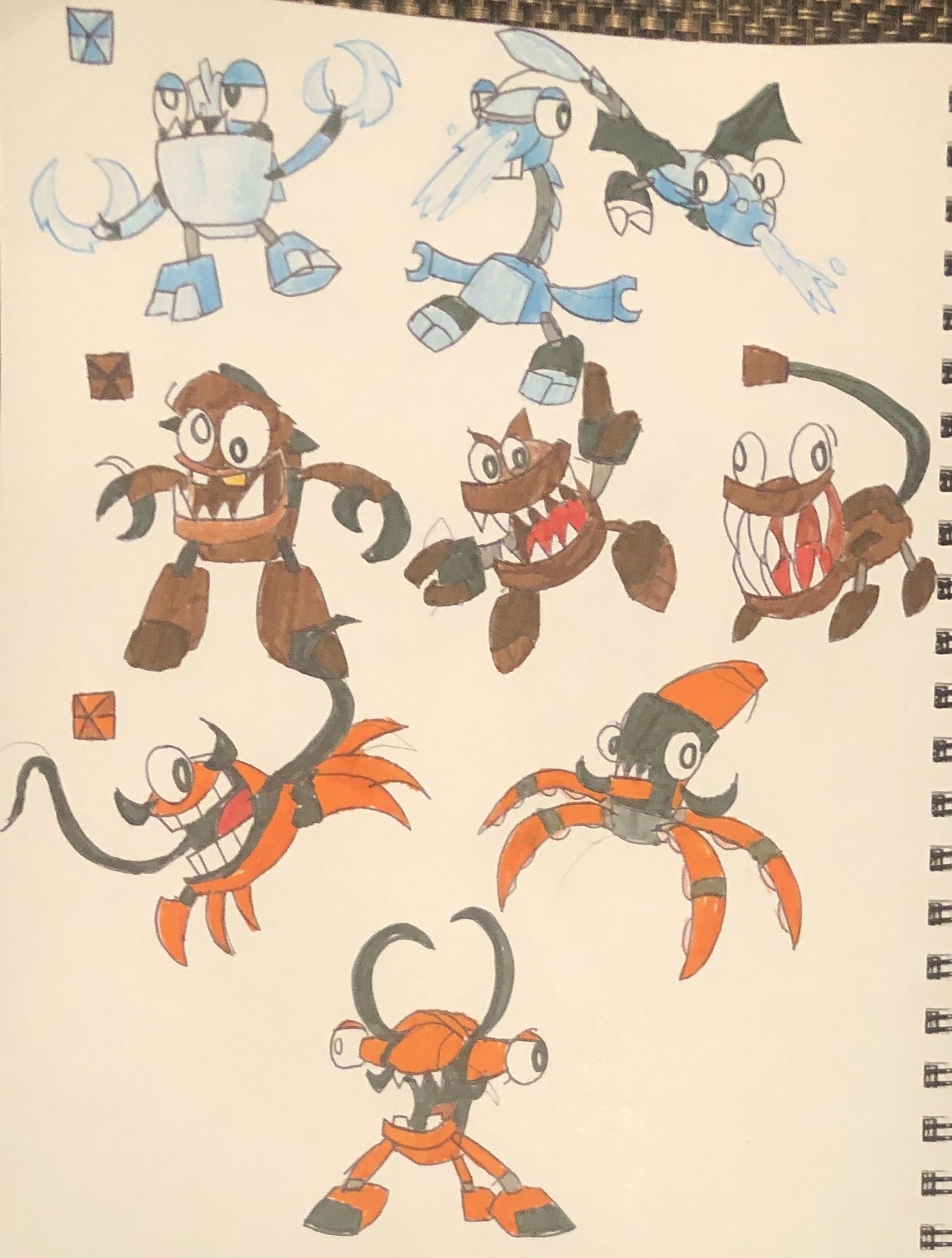 Series 2 Mixels in their lego poses by HiddenFrosticon on DeviantArt