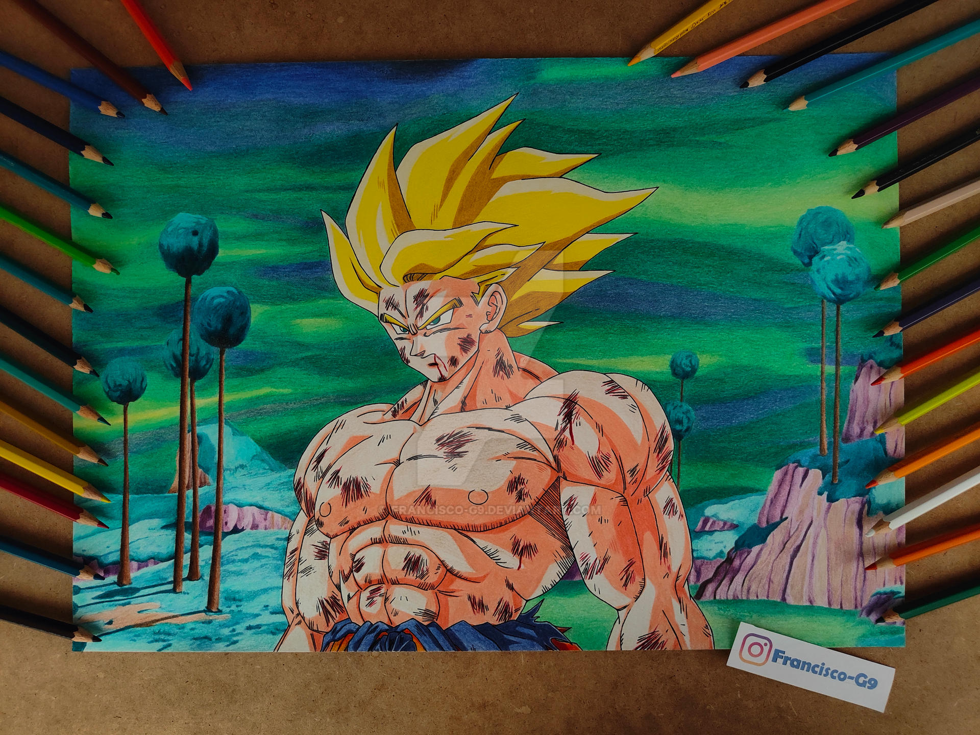 Goku SSj Drawing By Francisco G9 On DeviantArt goku-ssj-drawing-by-francisco-g9-on-deviantart