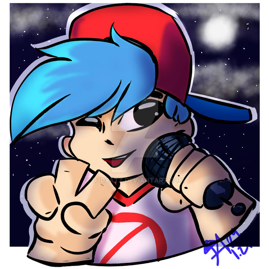 BF from FNF by D3DBATZ on DeviantArt