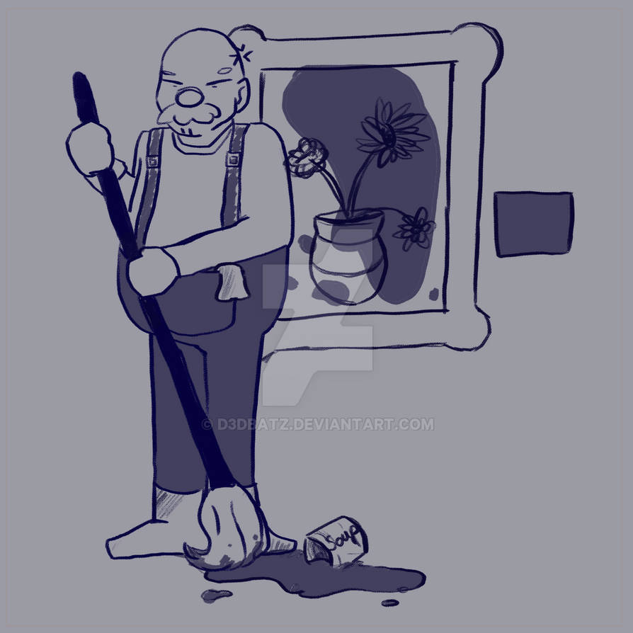 Grumpy Janitor Poor Janitor 1 by D3DBATZ on DeviantArt