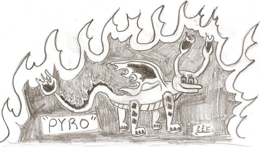 'Pyro' The Dragon by Zachattack9 on DeviantArt