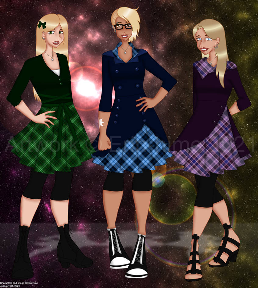 Sun, Moon, and Stars - the Blackburne sisters. Sun, Moon, and Stars - the Blackburne sisters.