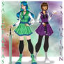 Sailor Arias and Sailor Eden