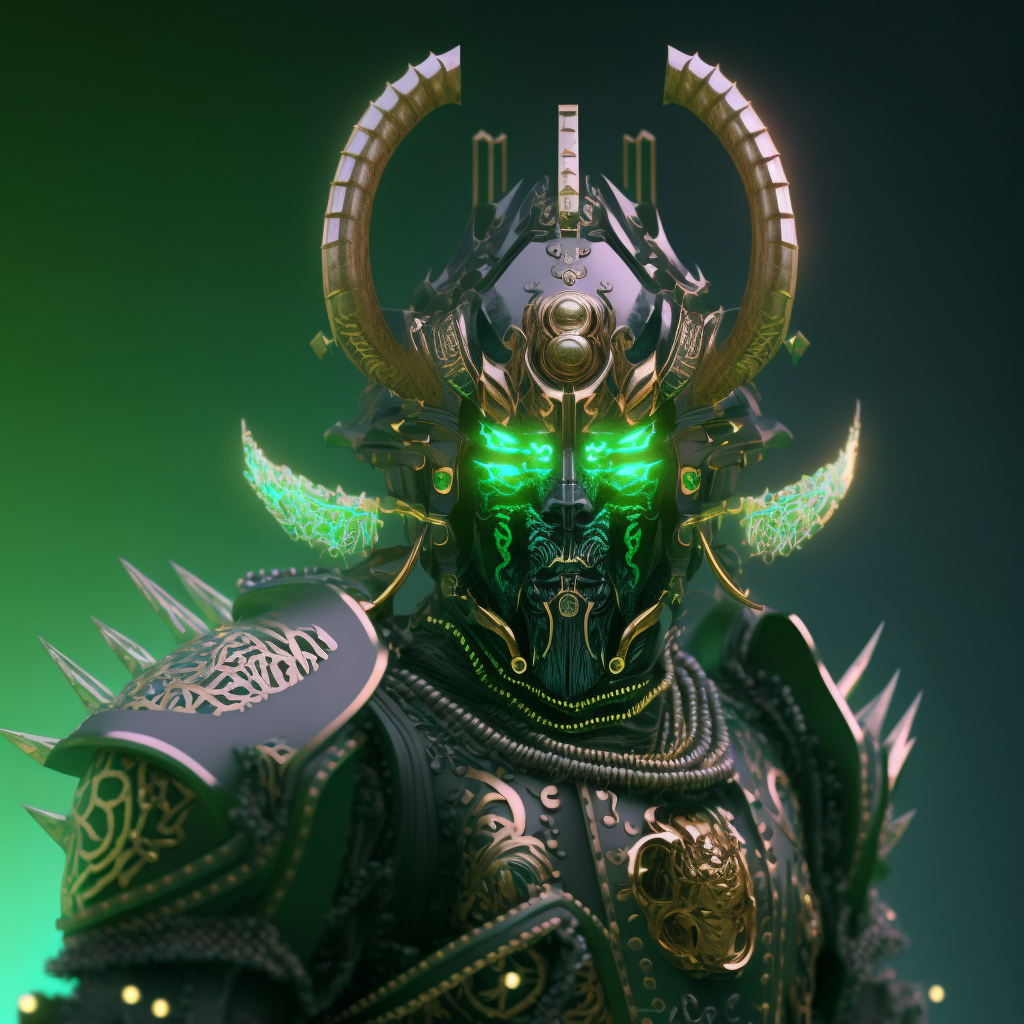 Cod Green Samurai CyberSamurai Green 1 by bravenor88 on DeviantArt