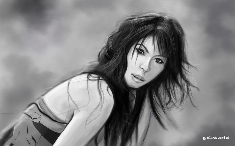 Grayscale sketch study