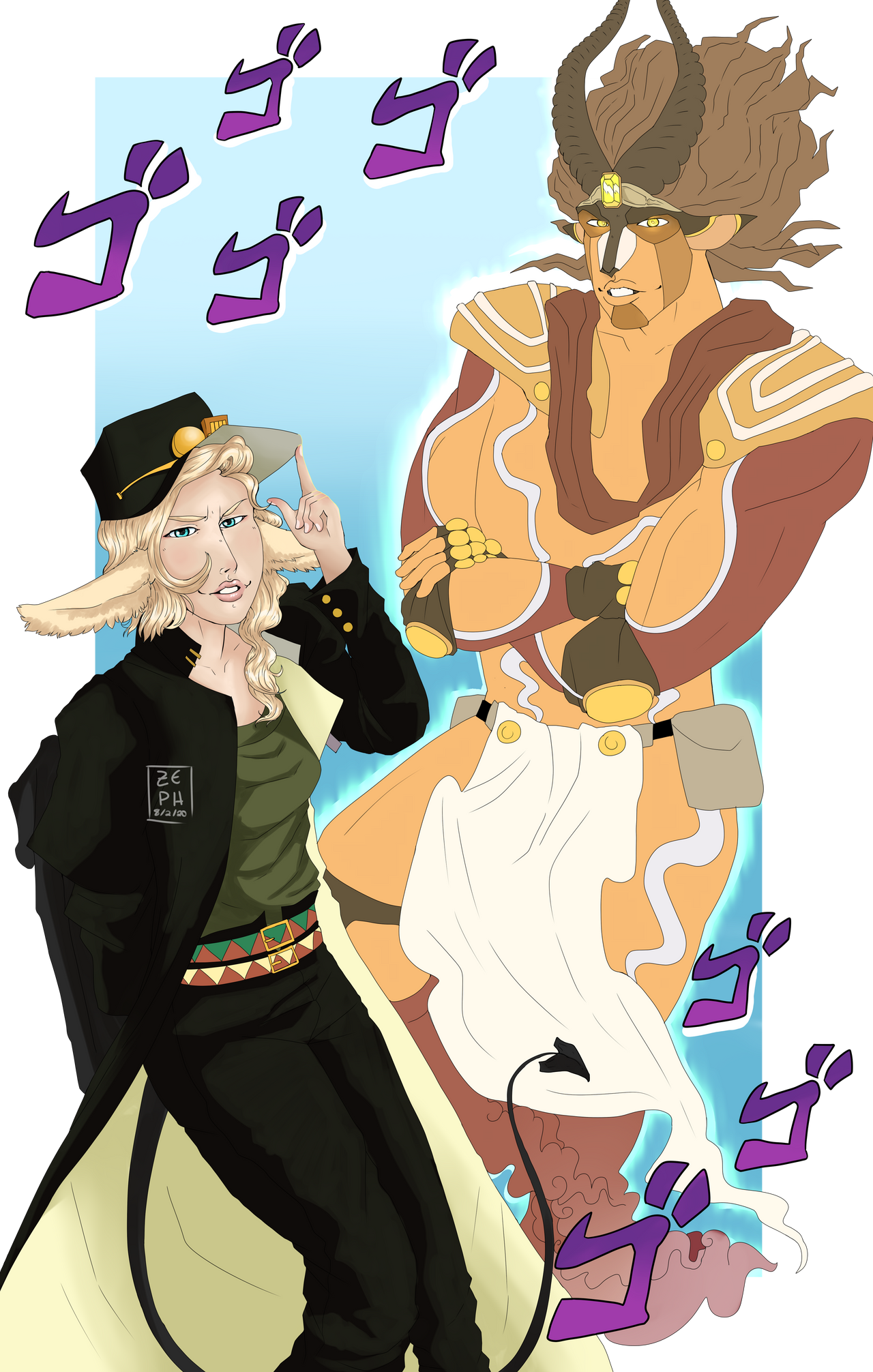 So It's The Same Type Of Stand As Star Platinum So it's the Same Type of Stand as Star Platinum... by Zorpernorper on