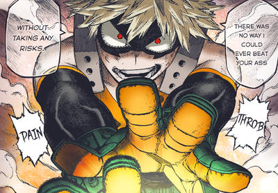 Manga coloring: Bakugou