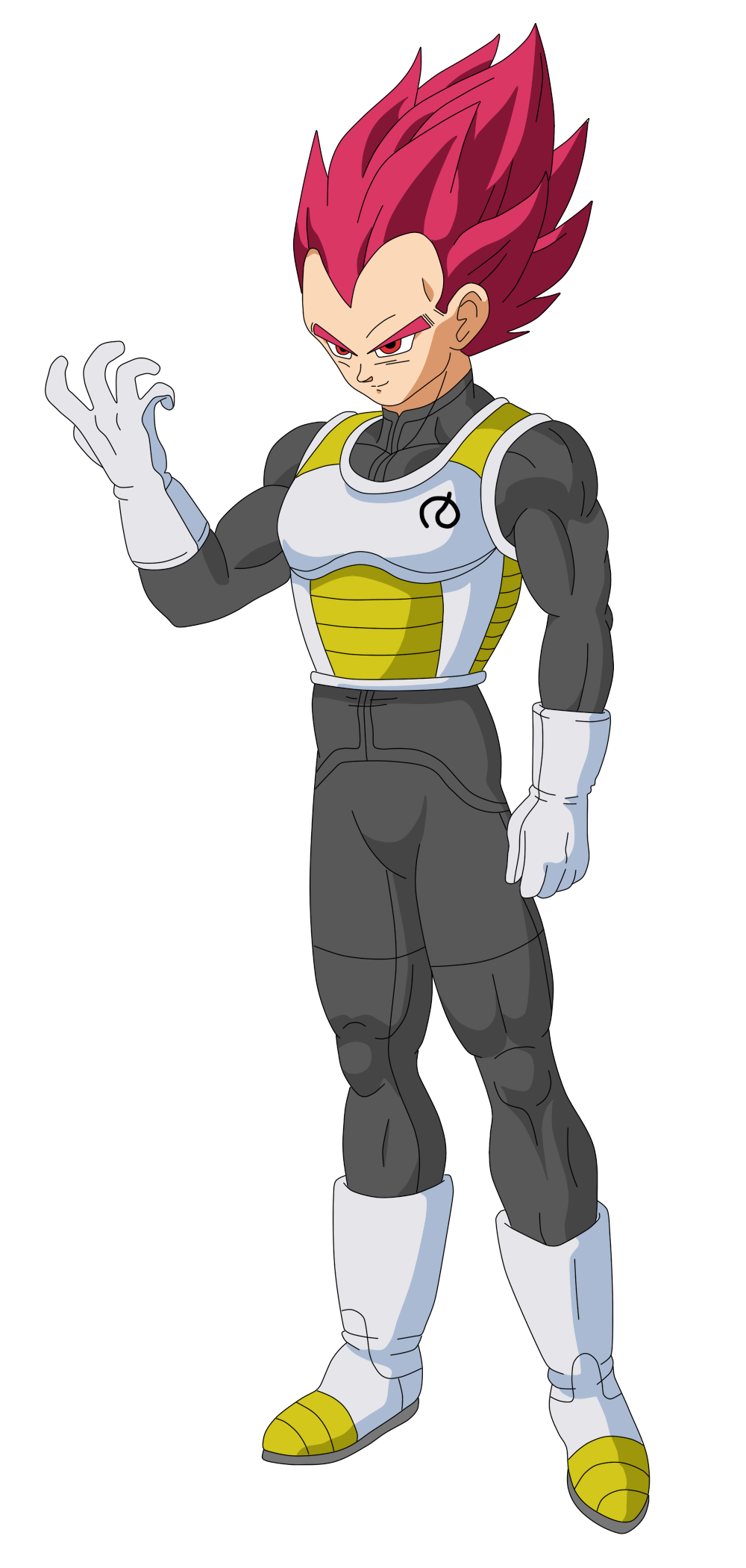 Super Saiyan Infinity Vegeta by Justanormalartsit on DeviantArt