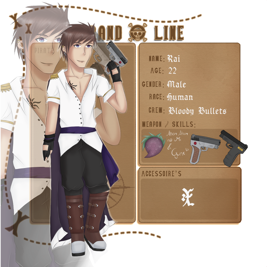 Bullet Rai First Look The Burning Bullet Rai +App+ Grand line by FallenRichardBrook on DeviantArt