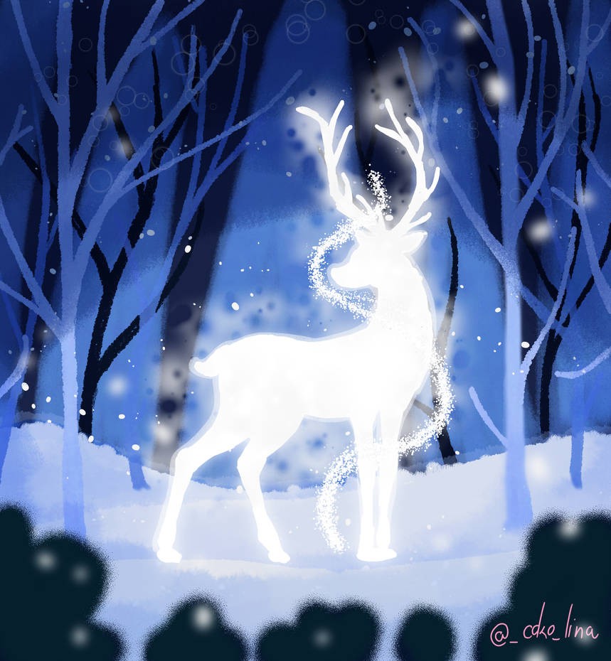 Magicdeer by junjiitomad on DeviantArt