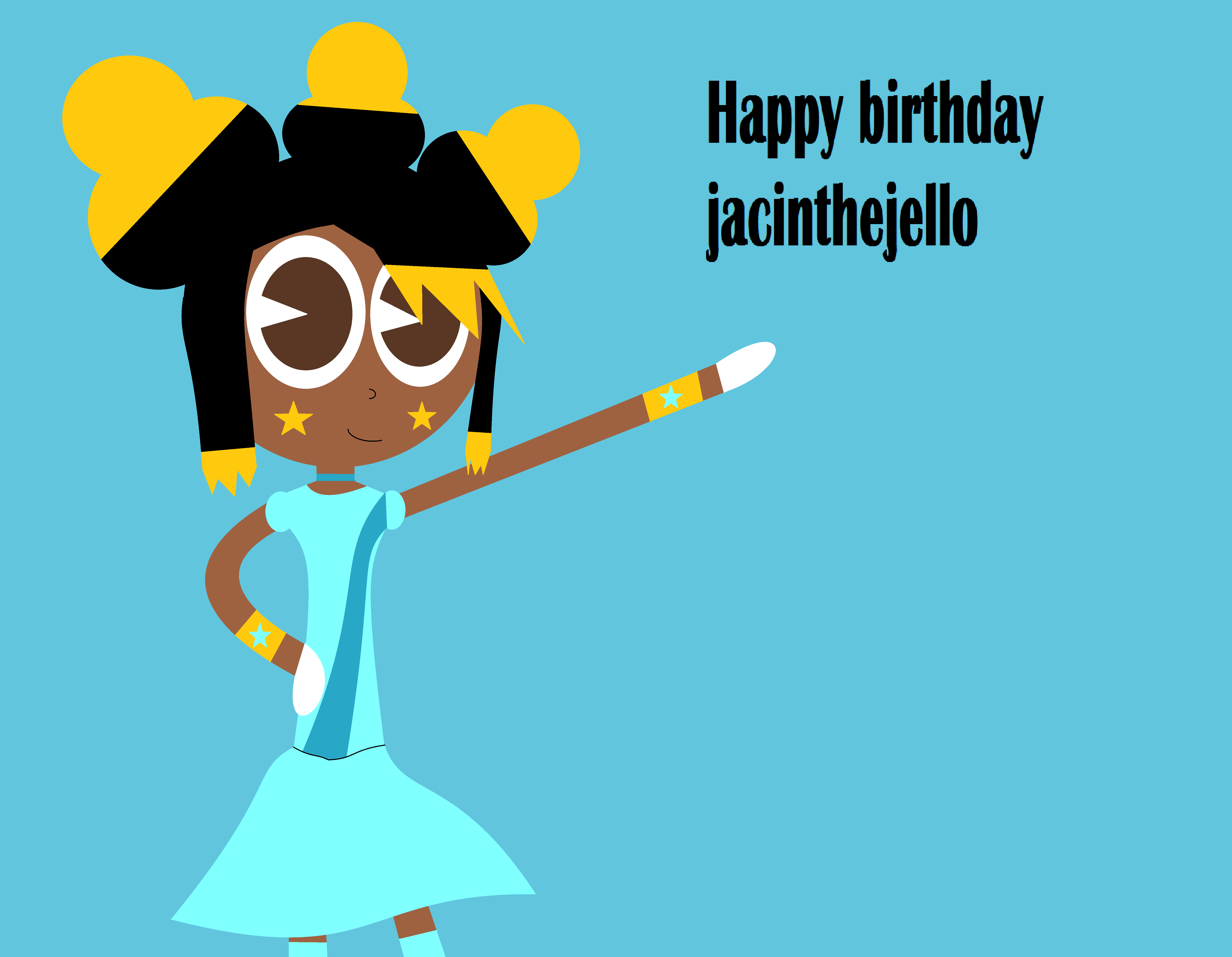 Happy Birthday Jacithejello, From Cyally Stageplay