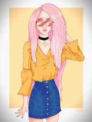 human!Fluttershy the fashionista