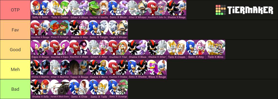 Mangle 🎄 on X: Updated Sonic games tier list after tonight / X