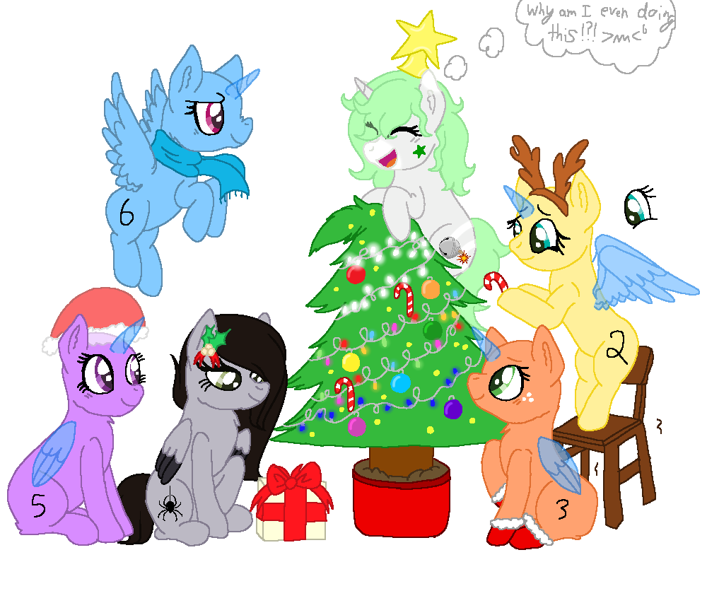 Mlp Christmas Collab. My Part by RedArmor1 on DeviantArt