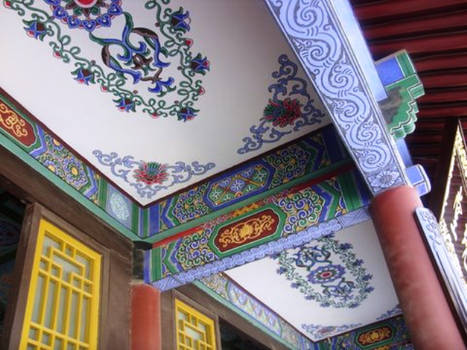 Chinese Painted Ceiling