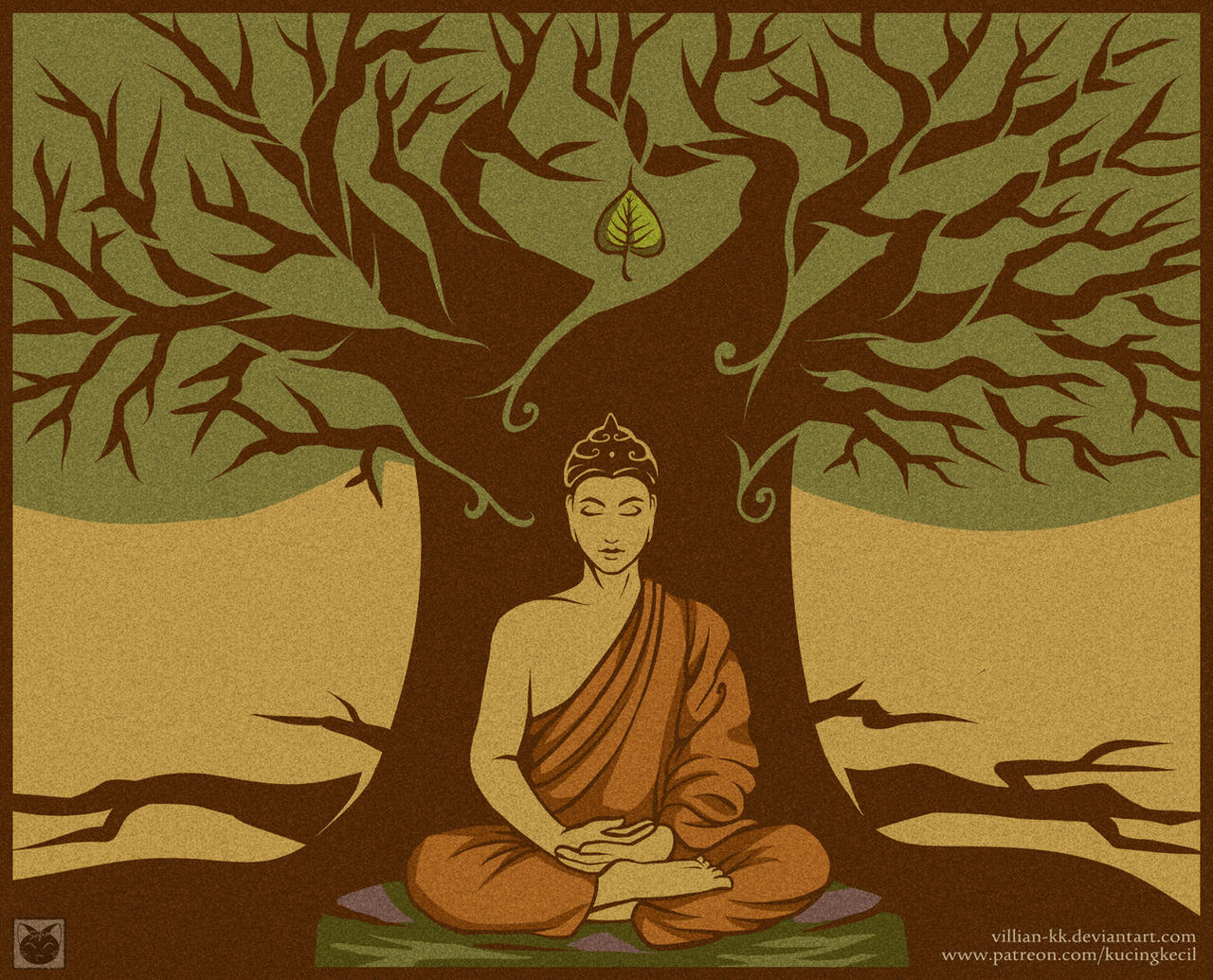 Buddha Under The Bodhi Tree