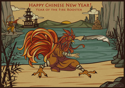 Happy Chinese New Year !! Rooster Fire Time!!