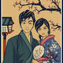 Couple in Kimono