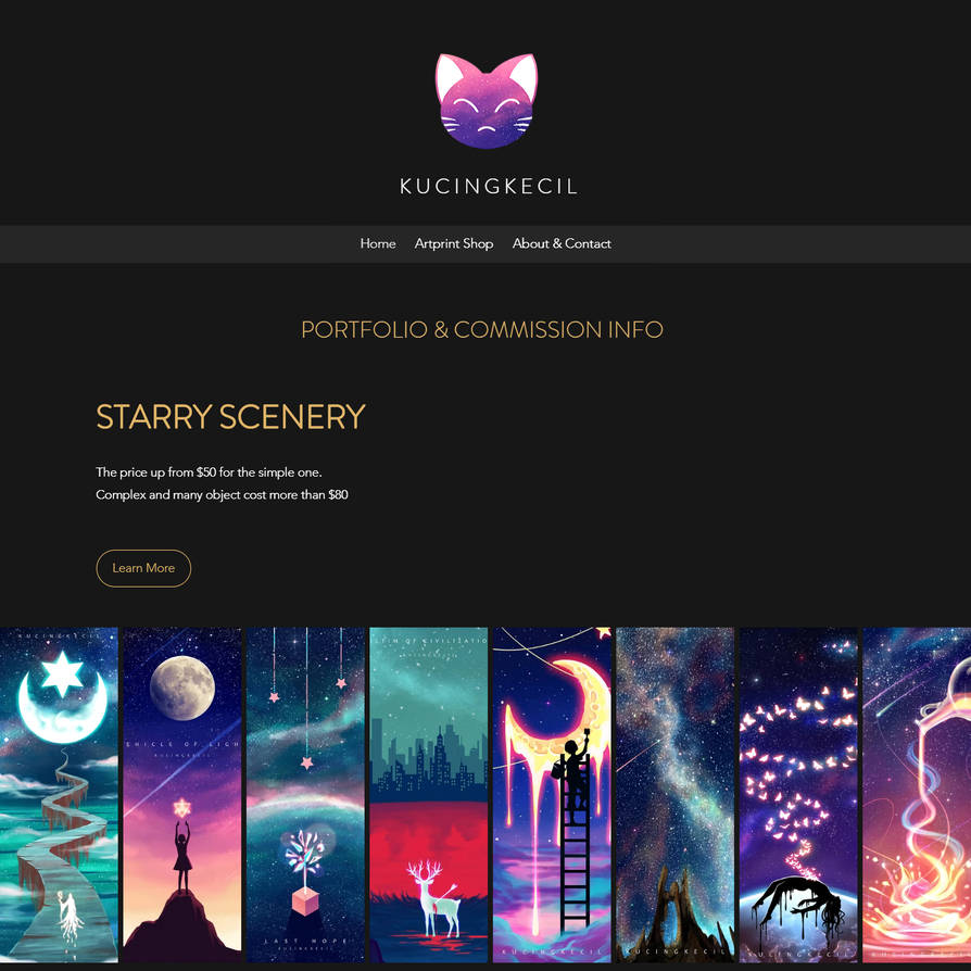 KucingKecil Commission Website