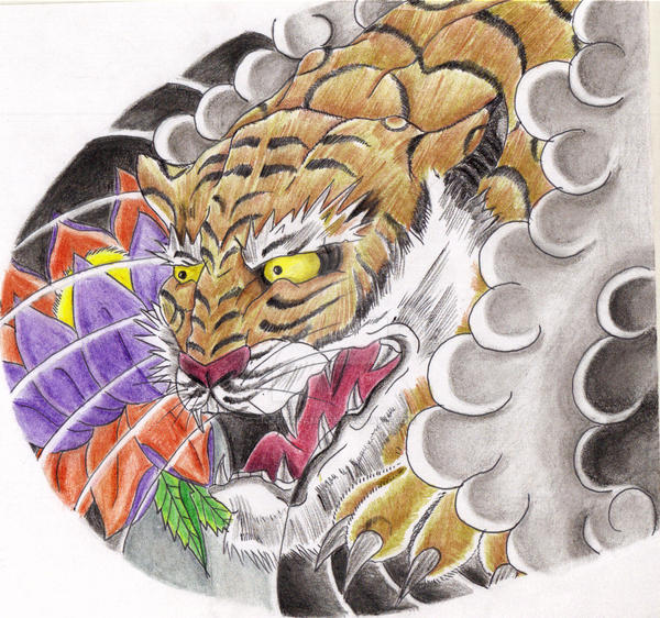 Japanese Tiger Pectoral colors