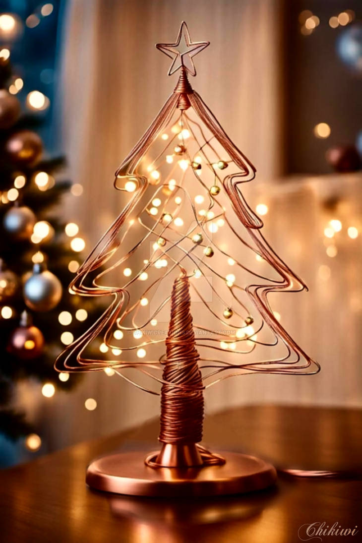 How to make Christmas 🎄Tree with copper wire at home / Christmas