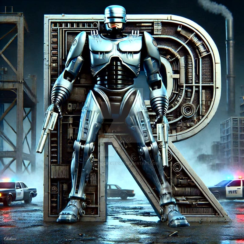 Robocop Rsmake R is for Robocop by ChikiwiCreations on DeviantArt