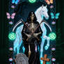 Death - Neon Nights Tarot Card