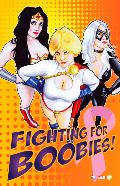 Fighting for Boobies