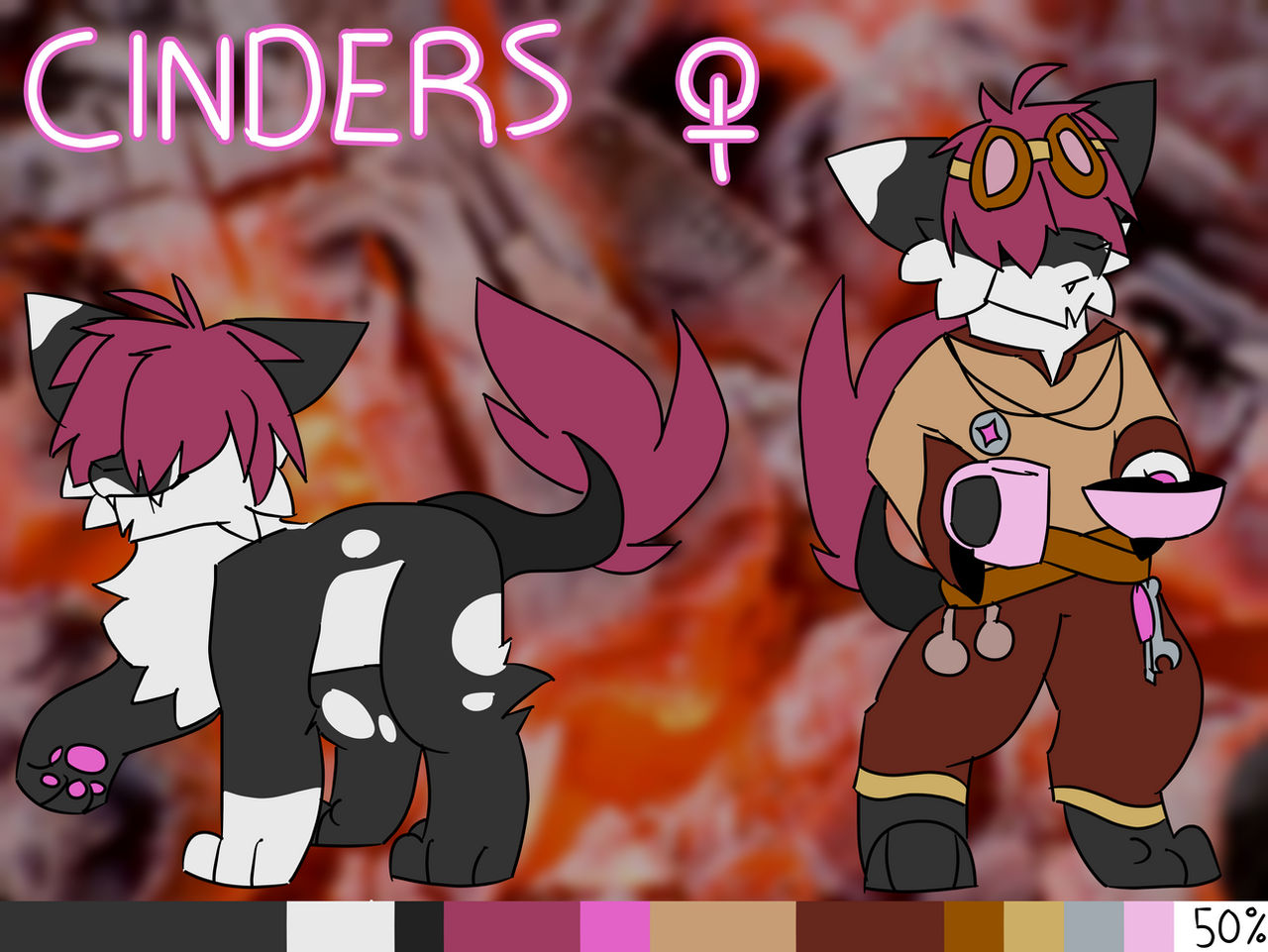 Cinderrs Cinders REF by TheCyanBandit on DeviantArt