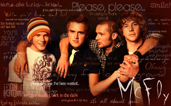 McFly Lyric Wallpaper