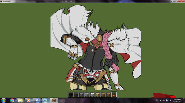 Astolfo Part 4 pixelart Minecraft