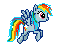 Rainbow Dash [PixelART Practice]