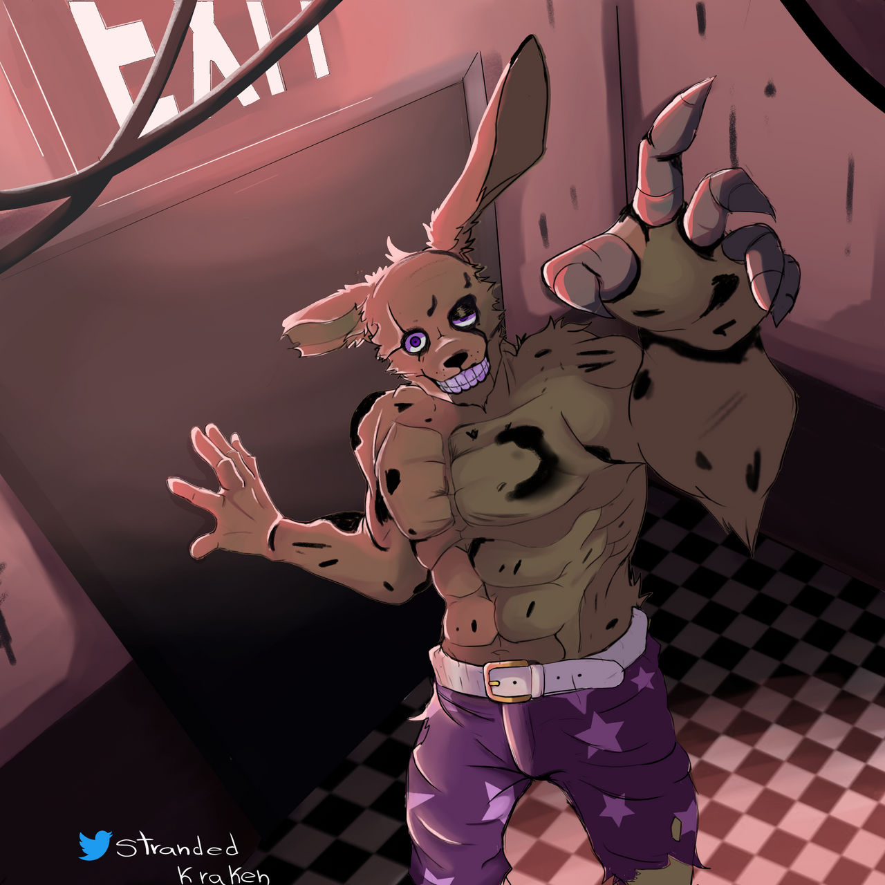 Spring Trap Chan Springtrap by Soykraken on DeviantArt