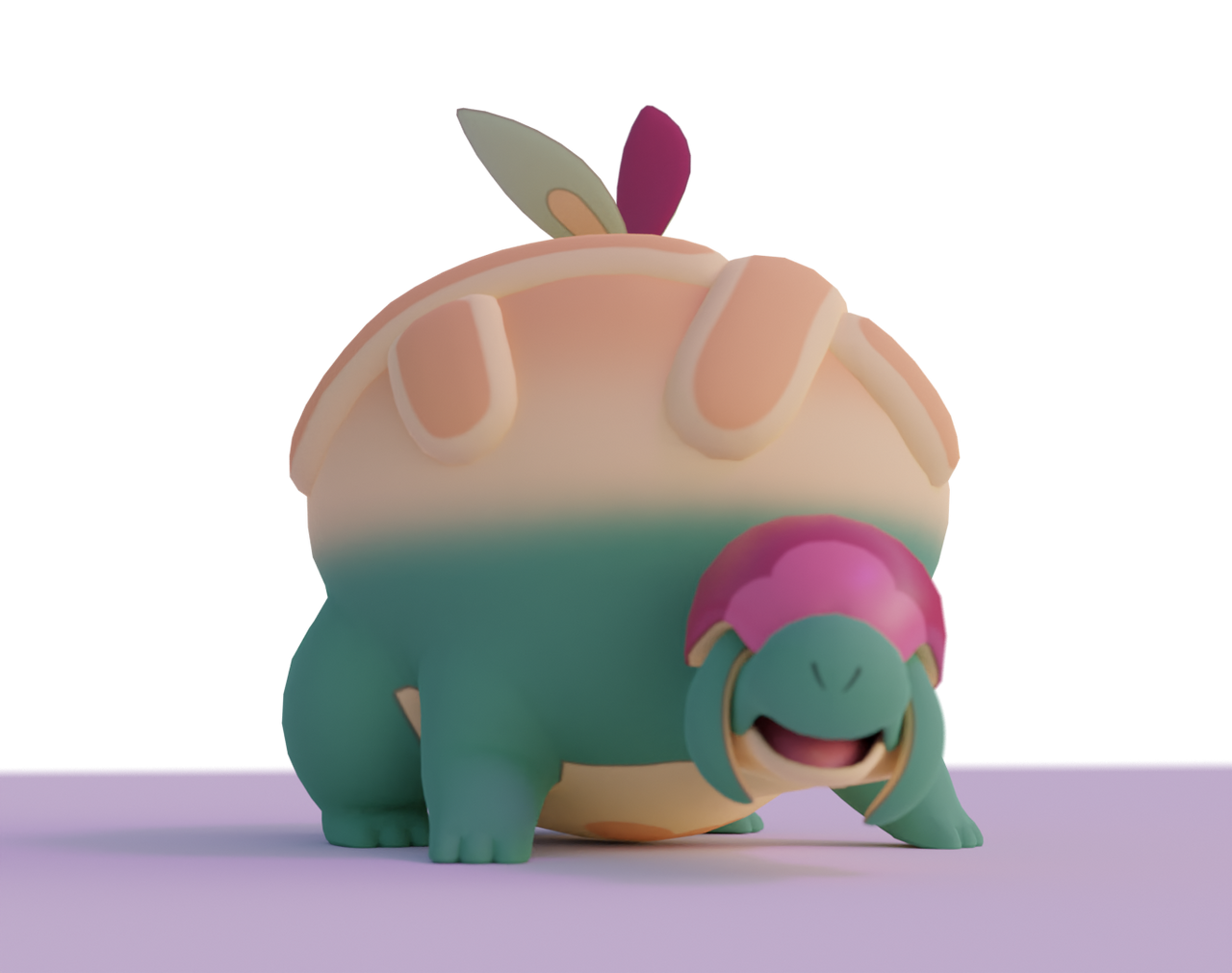 Pokemon Appletun Render by SkyPJVerse on DeviantArt