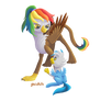 Comm: Rainbow Feather and Gren