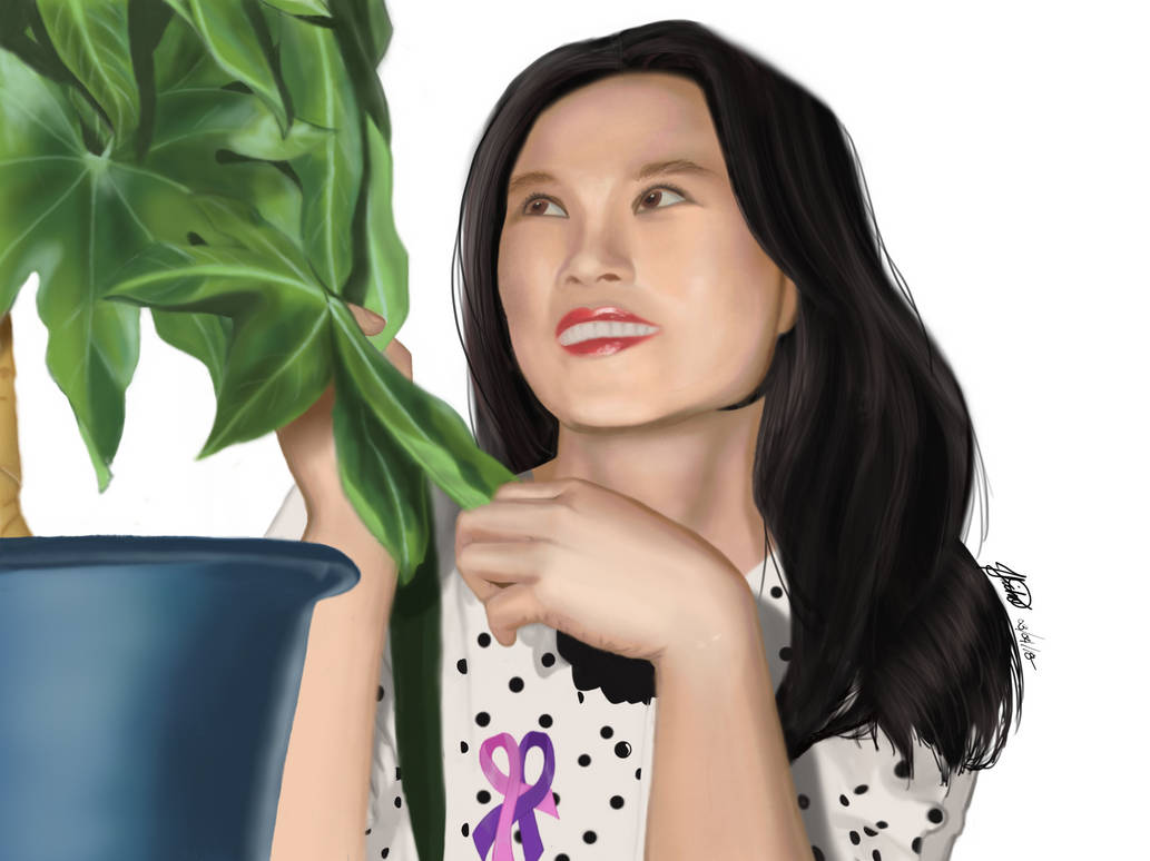 Procreate portrait | Cancer Awareness by Zytah on DeviantArt