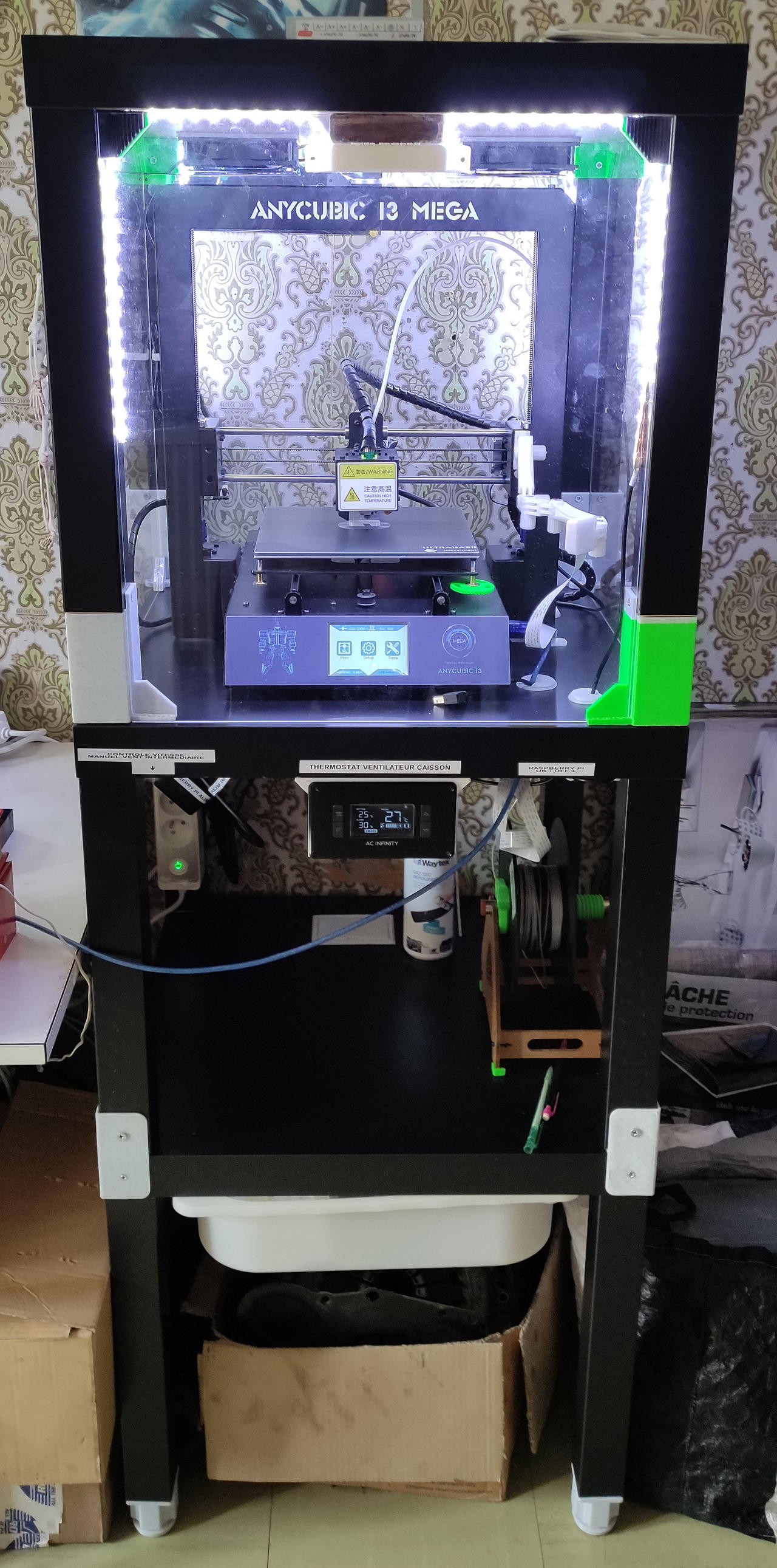3D : Caisson pour imprimante 3d 