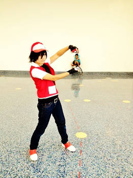 Pokemon! Gotta Catch Them All!  RED Cosplay