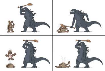 Godzilla and Anguirus Commission