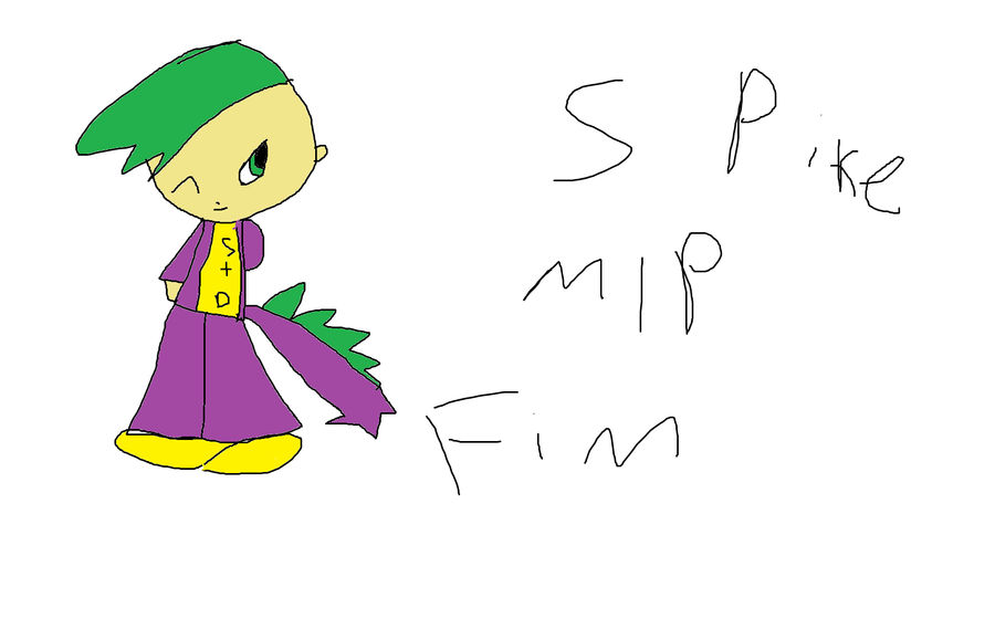 spike mlp fim by thecoopfan on DeviantArt