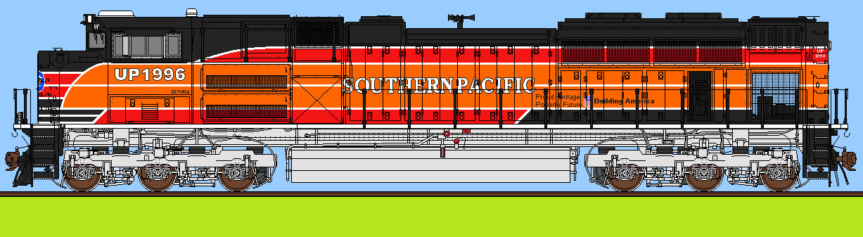 Union Pacific 1996 SP Heritage Trainiax Drawing by Awvrman767 on DeviantArt