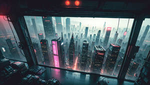 Futuristic City #4