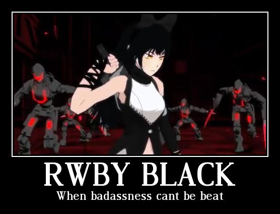 RWBY Black Motivational Poster