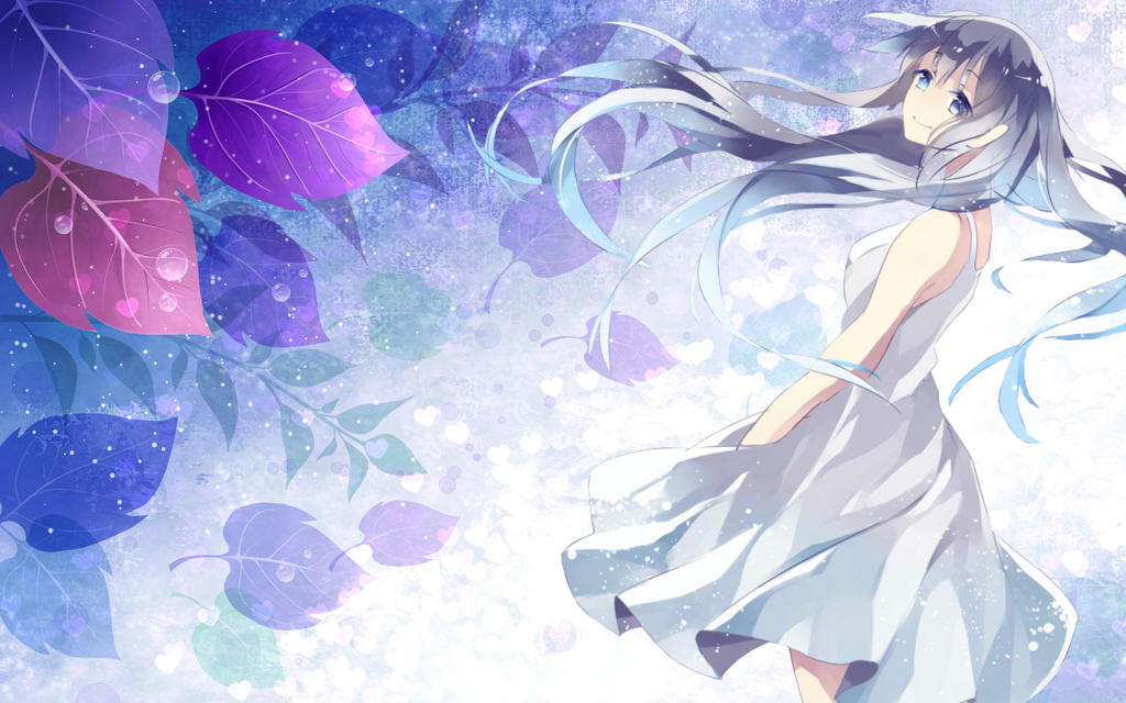 Anime Winter Love Desktop Wallpaper by LizzyWolfFire6 on ...